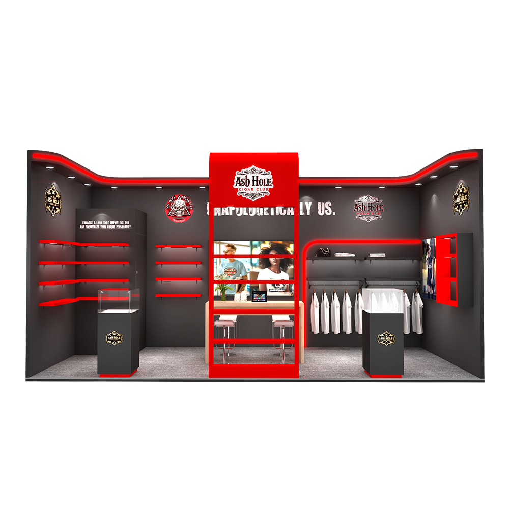 Premium Modular Cigar Lounge Exhibit Immersive Cigar Lounge Vibe