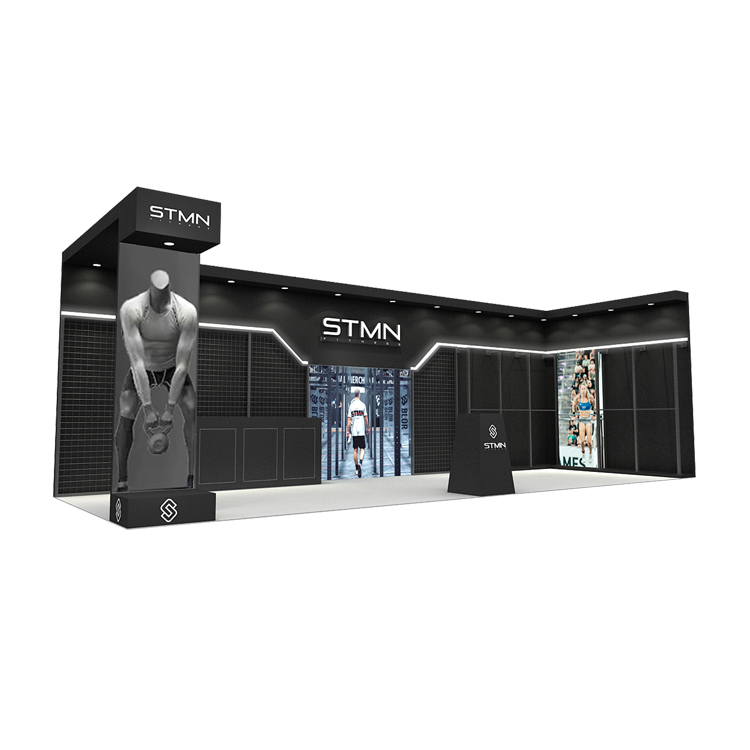 Custom Apparel Exhibition Booth for Fashion Brand Display